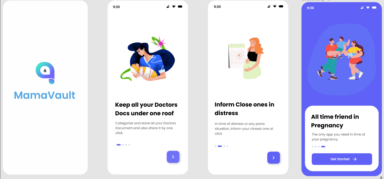 MamaVault — screenshot of the Flutter, Dart, Go project
